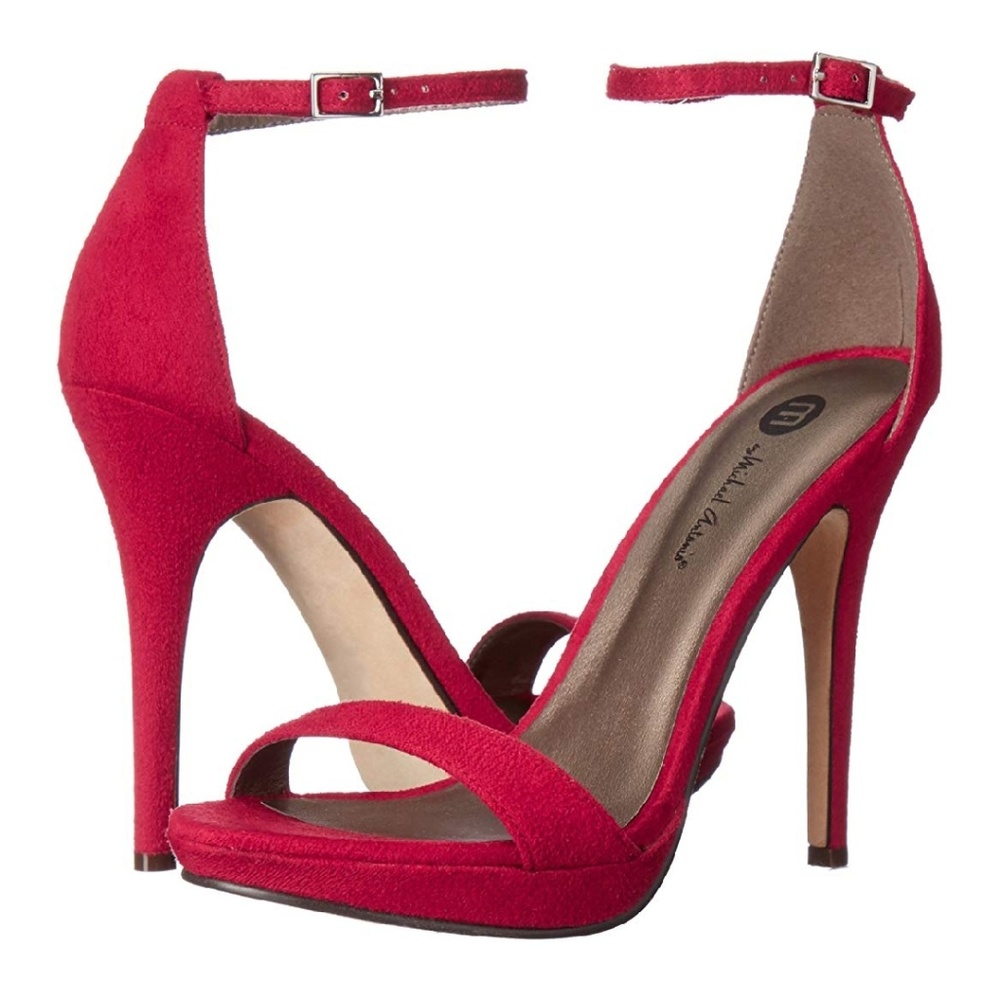 Michael Antonio Lovina High Heel Sandal Red NEW